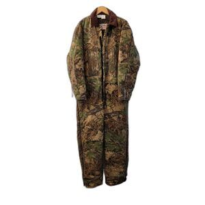 Walls Camo Blizzard Pruf Winter Coveralls Realtree Cold Ski Hunting Men's Sz. L
